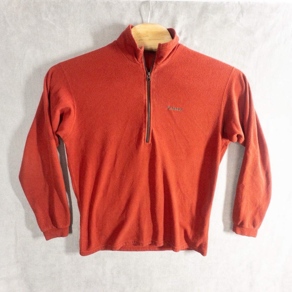 Simms Fishing Qtr Zip Performance Sweater Mens Large Outdoors Gorpcore